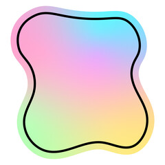 blob holo foil sticker

