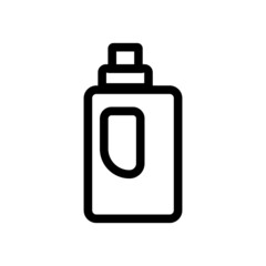Laundry detergent bottle icon. Body soap and shampoo bottle. Vector.
