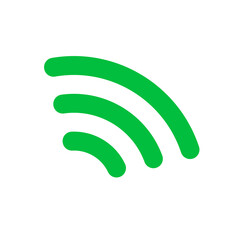 Wavelengths of radio waves . Wi-Fi and networks. Vectors.