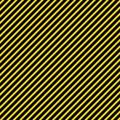 Yellow and black stripes. Danger and caution. Construction sites and restricted areas. Vector.