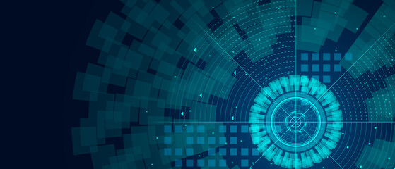 blue abstract background technology innovation concept