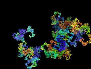 Imaginatory fractal abstract background Image