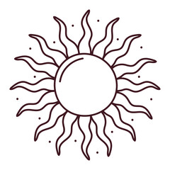 sun tattoo design
