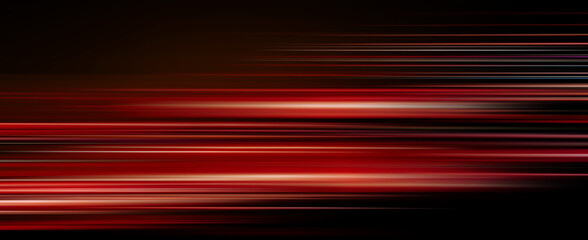 red light trails on dark background