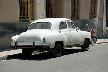 old car in the streets of havana