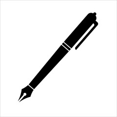 fountain pen icon vector design template