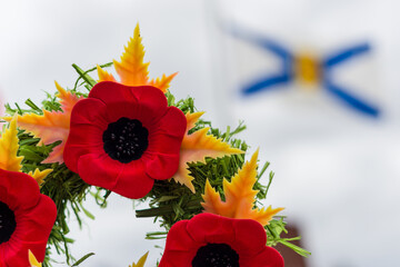 Remembrance Day Wreath Nova Scotia Canada
