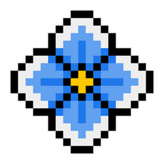 pixel flower
