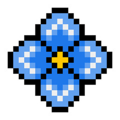 pixel flower
