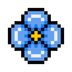 pixel flower
