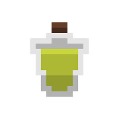 pixel green potion
