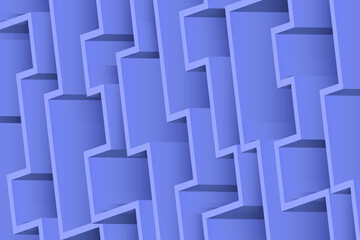Dark blue maze background. Abstract 3D rendering horizontal wallpaper for web and graphic design.