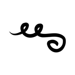 flourish swirl element
