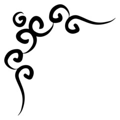flourish swirl edge

