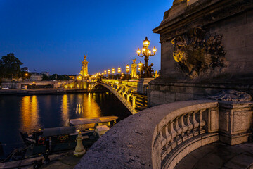 Alexander III bridge in Paris