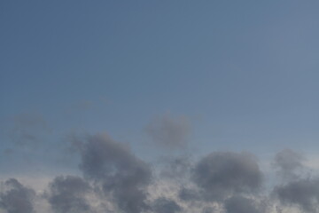 Wolken Himmel bei starker und homogener Bedeckung