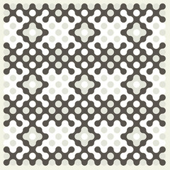 Multicolor truchet tiling connections illustration