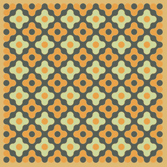 Multicolor truchet tiling connections illustration