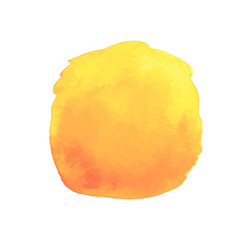 Watercolor spot. Colored aquarelle sample. Hand drawn watercolour splotch