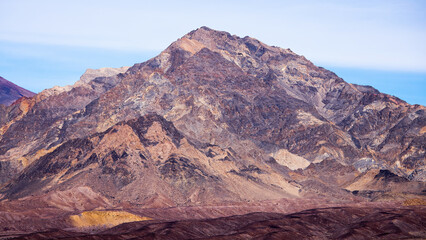 Fototapeta na wymiar Colorful mountains from Death Valley