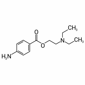 chemical structure of Procaine (C13H20N2O2)