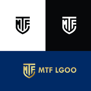 MTF  business logo or TMF  icon, letter, and monogram logo design vector file 