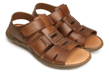Pair of male summer sandals