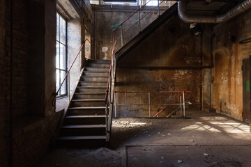 industrial staircase