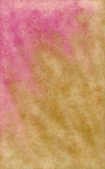 pink and rusty gradient. abstract watercolor background