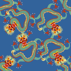 chinese dragon pattern