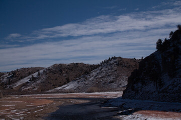 Snow covered mountains