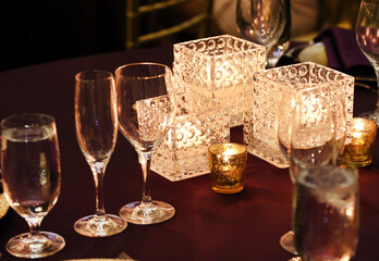 glass candleholders 