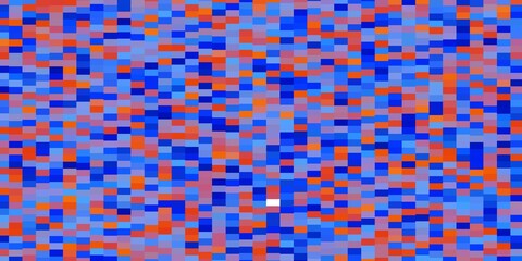 Fototapeta premium Light Blue, Red vector template in rectangles.