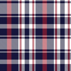 Red Asymmetric Plaid textured Seamless Pattern