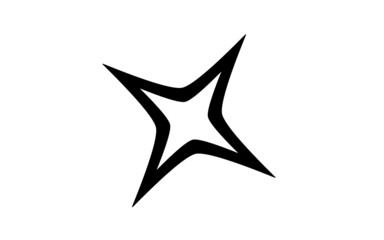 isolated on white background isolated on black frame circle vector flower star burst