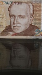 Fototapeta premium economy and finance with peruvian money