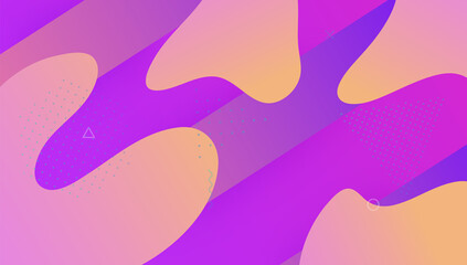 Fototapeta na wymiar Liquid Background. Colorful Magazine. Geometric Layout. Flow Gradient Banner. Modern Texture. Pink Plastic Cover. Mobile Paper. Color Landing Page. Magenta Liquid Background