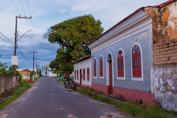 Fototapeta na wymiar Construção histórica em Guimarães, Maranhão - Brasil