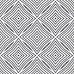 Tiled watercolor pattern. Black symmetrical