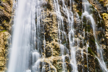 waterfall in the forest in Austria 