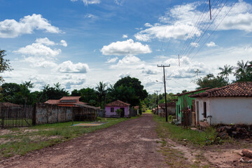 Fototapeta na wymiar Quilombo Damásio em Guimarães, Maranhão - Brasil