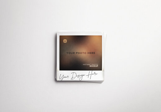 Instant Pictures Mockup Pile