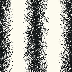 Brushed Ink Textured Striped Pattern