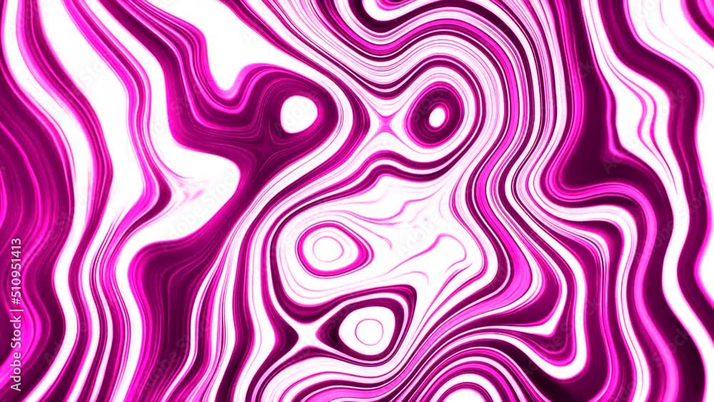 Poster digital abstract animation with moving round shapes on a black background. motion. colorful stains f