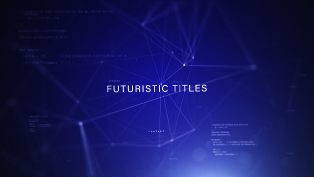 Futuristic Plexus Titles