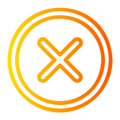 Obraz premium irritant gradient icon