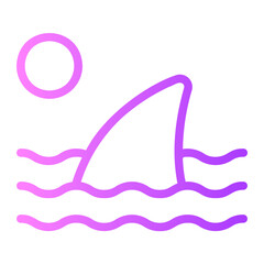 shark gradient icon
