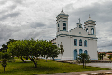 Fototapeta na wymiar church in the historic center of the city of Ituaçu, State of Bahia, Brazil