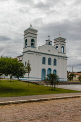 Fototapeta na wymiar church in the historic center of the city of Ituaçu, State of Bahia, Brazil