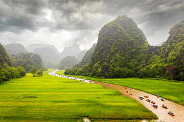 Trang An ( Ninh Binh, Vietnam)- the world heritage site